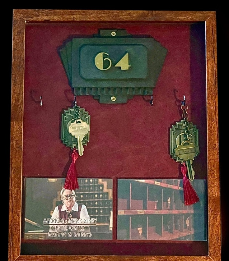 Room Keys 44 and 64 with Door Placard 64