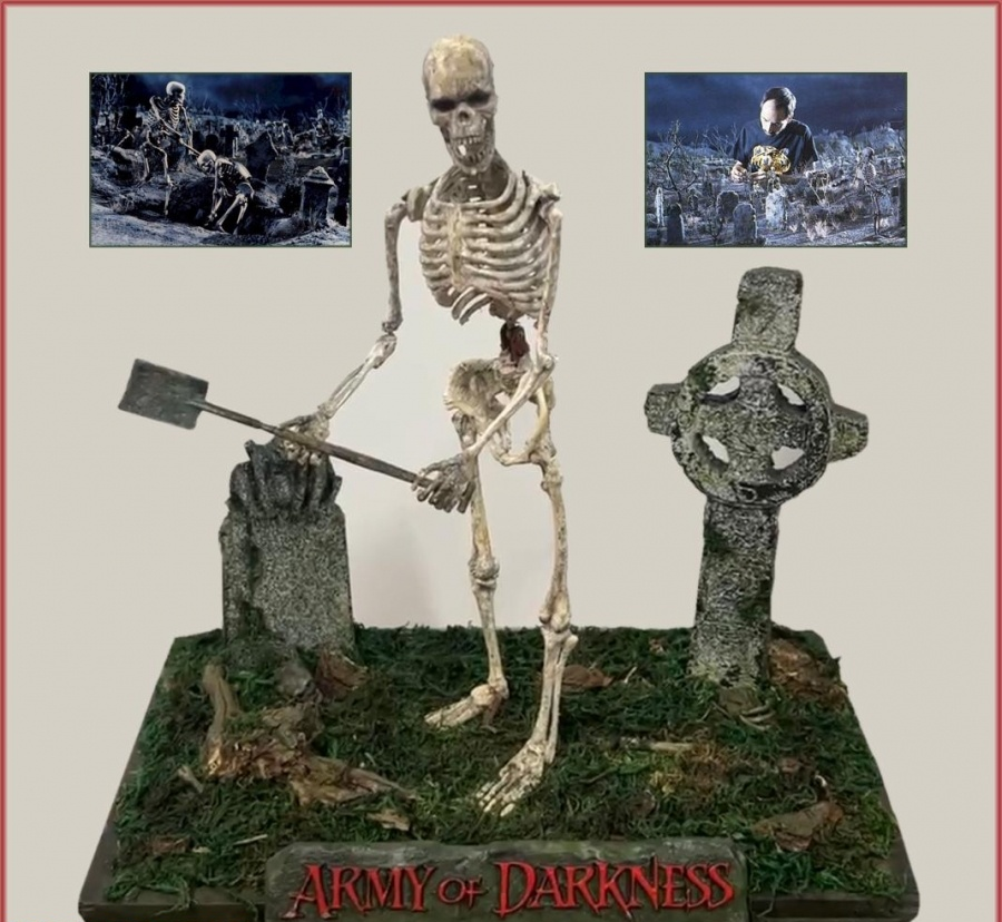 Stop Motion Deadite Skeleton Puppet