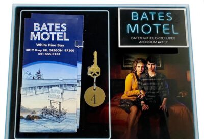 Bates Motel Brochures and Room #4 Key