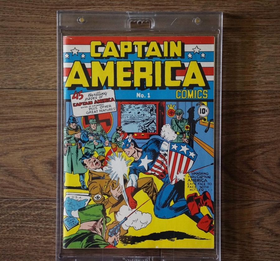 Prop Captain America Comic Book