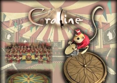 Circus Mouse Puppet and Drum