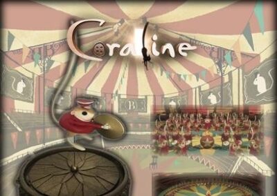 Circus Mouse Puppet with Symbols