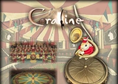 Circus Mouse Puppet with Tuba