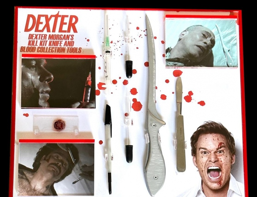 Dexter Morgan’s (Michael C. Hall) Kill Kit Knife and Blood Collection Tools