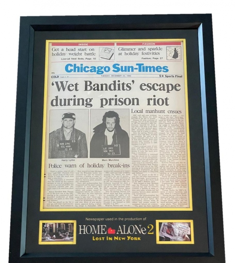 Wet Bandits Escape During Prison Riot Newspaper