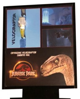 Velociraptor DNA Embryo for Cryo Can