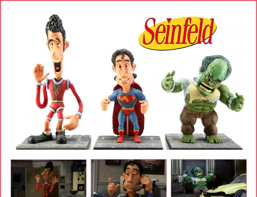 Super Seinfeld Stop Motion Puppets