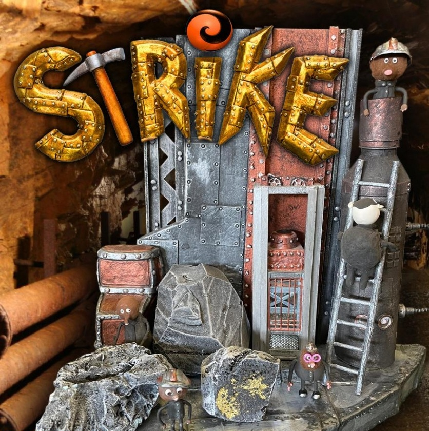 Miniature Mine Set and Puppets