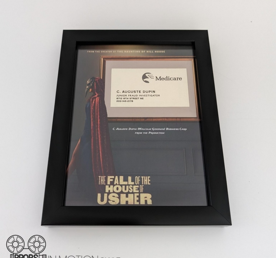 Auguste Dupin (Malcolm Goodwin) Business Card