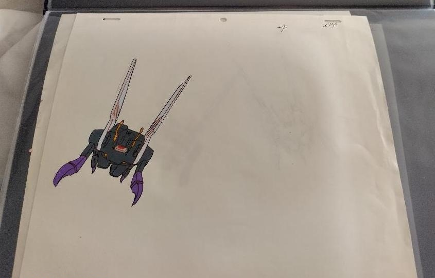 Original G1 Isecticon Kickback Animation Cel