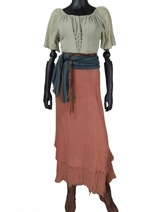 Gabrielle’s green villager blouse